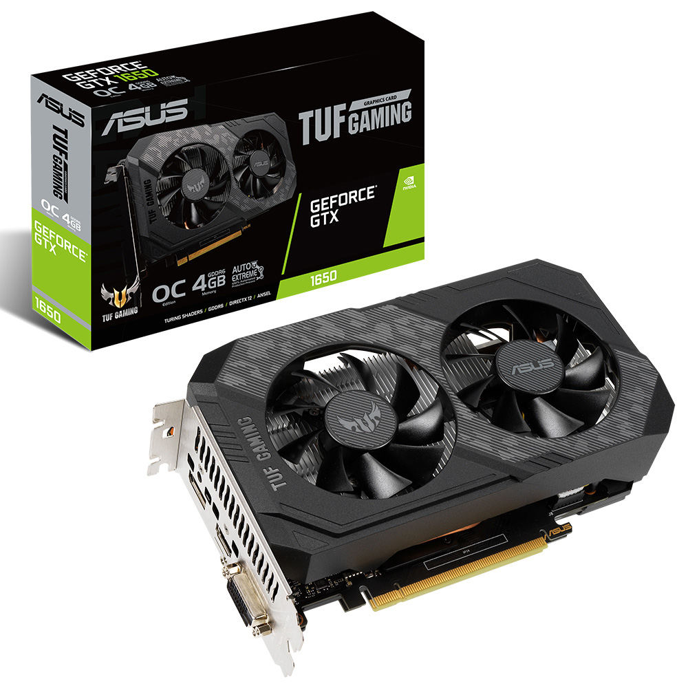 ASUS GTX 1650 TUF OC 4GB GDDR6 128 Bit Ekran Kartı