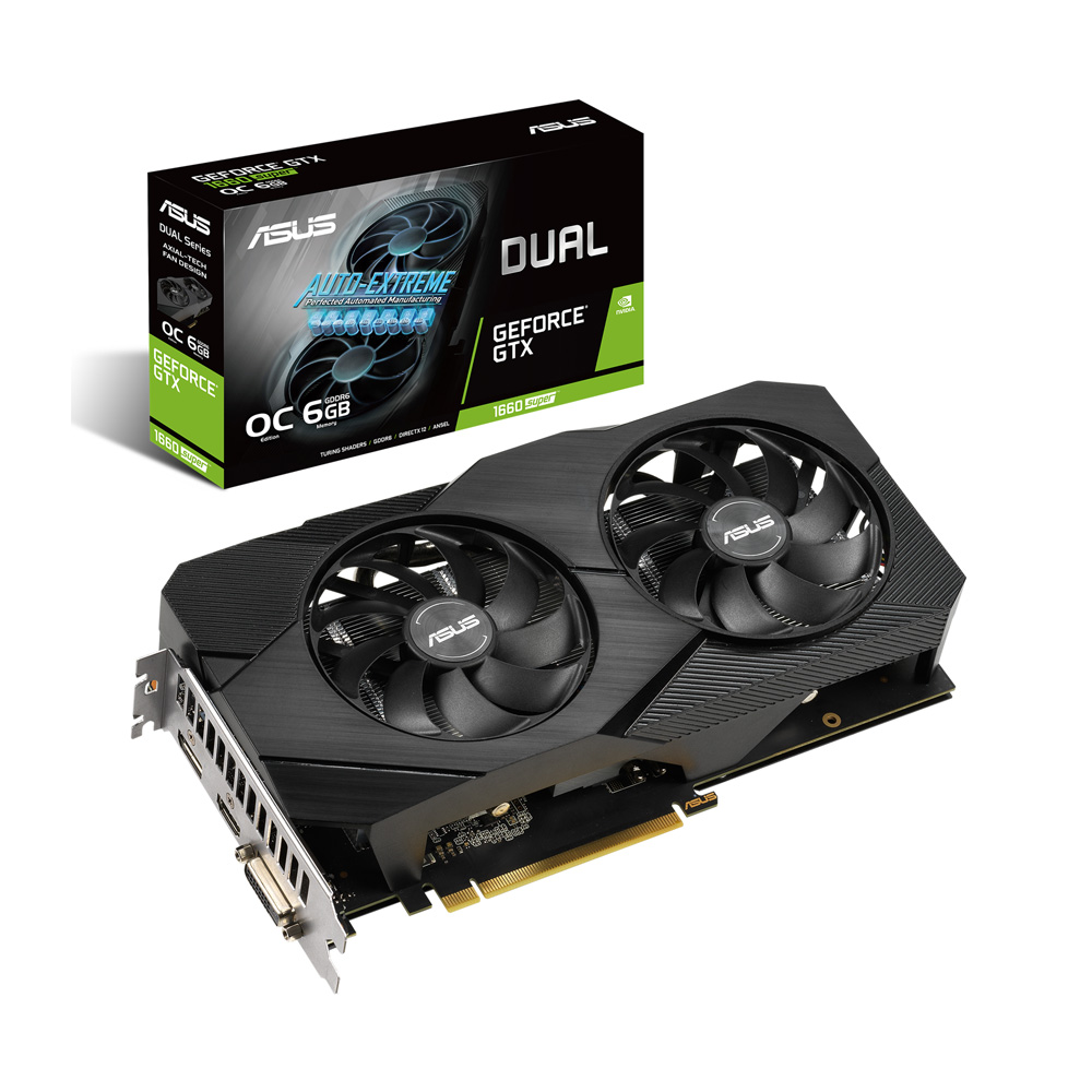 ASUS GTX 1660 SUPER DUAL OC EVO 6GB GDDR6
 192 Bit Ekran Kartı