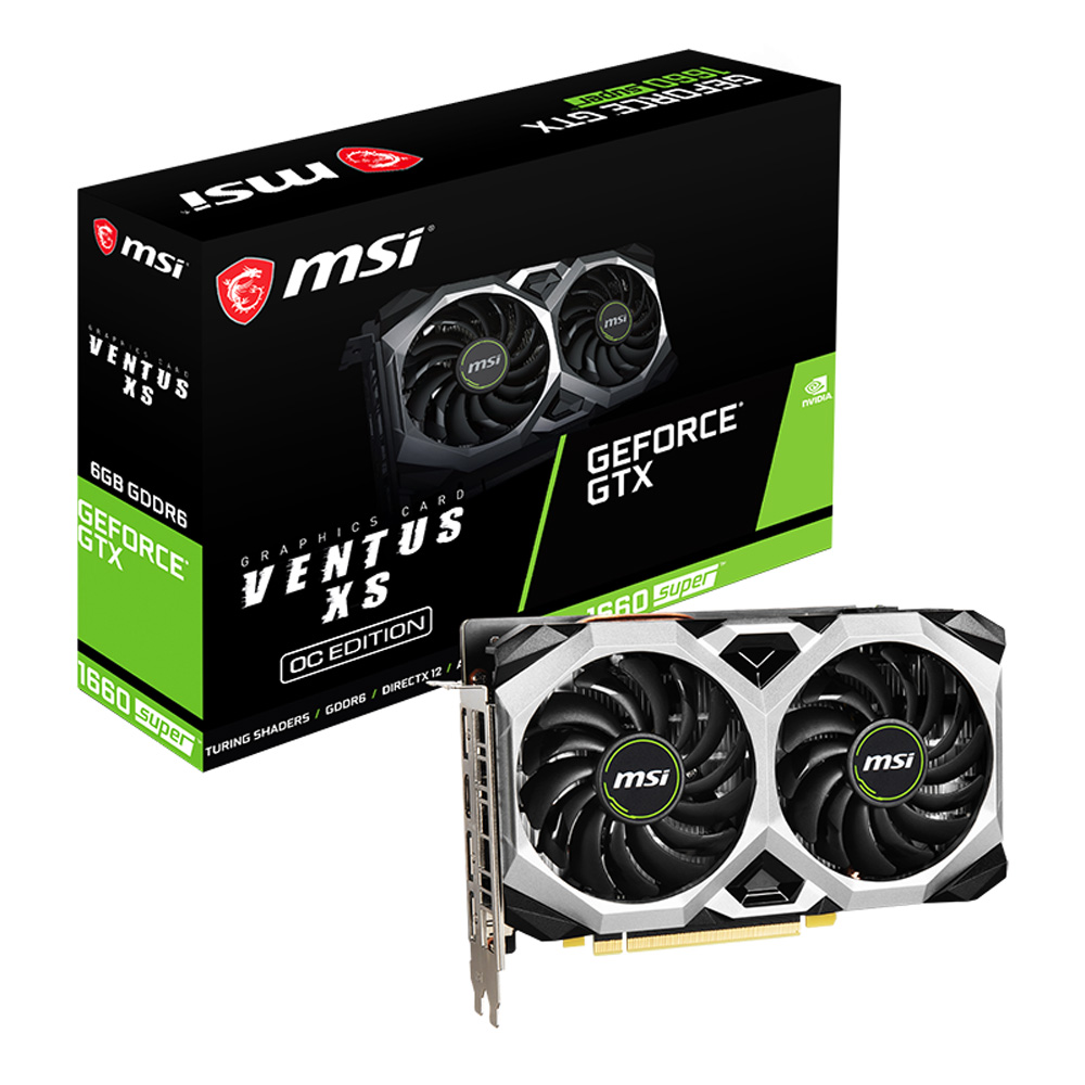 MSI GTX 1660 SUPER VENTUS XS OC 6GB GDDR6 192 Bit Ekran Kartı
