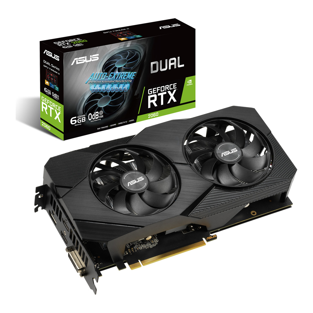 ASUS RTX 2060 DUAL EVO 6GB GDDR6 192 Bit Ekran Kartı