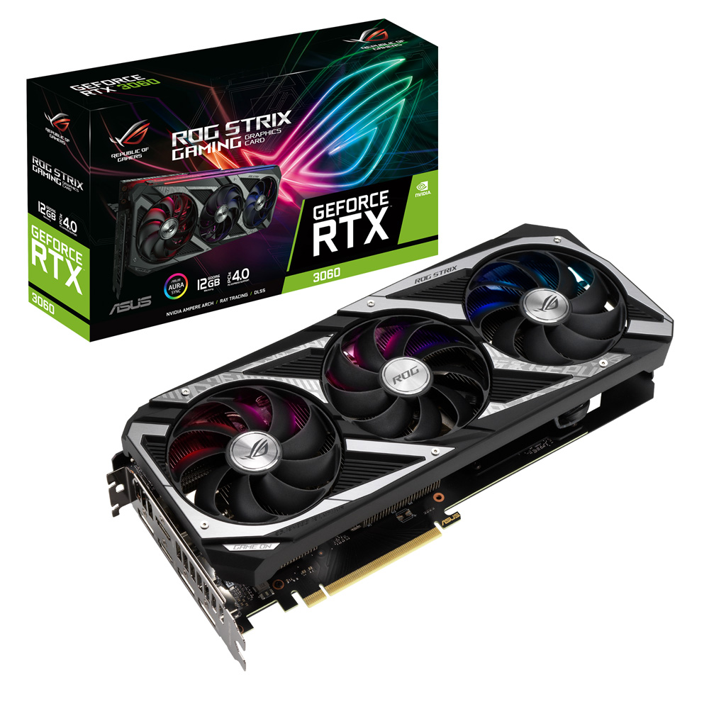 ASUS RTX 3060 ROG STRIX 12GB GDDR6 192 Bit Ekran Kartı
