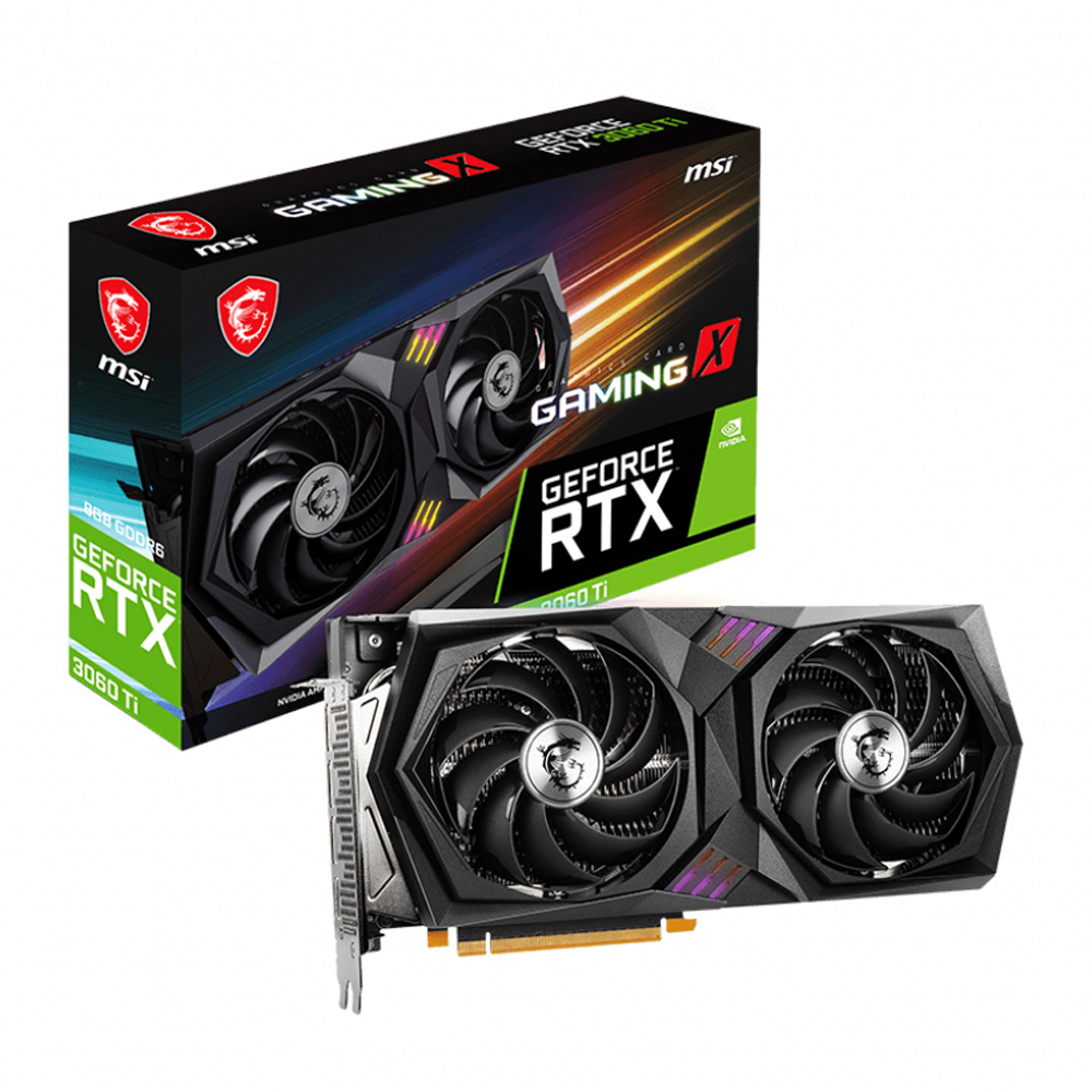 MSI RTX 3060 Ti GAMING X (LHR) 8GB GDDR6 256 Bit Ekran Kartı