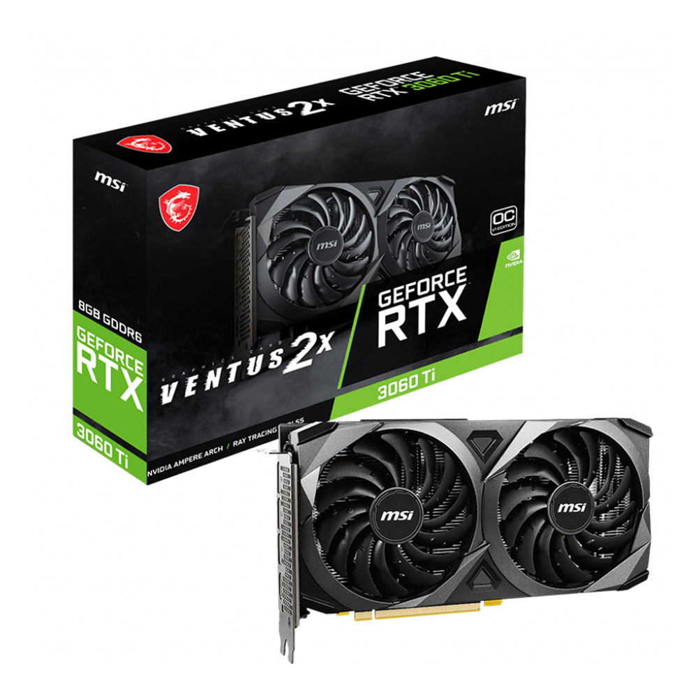 MSI RTX 3060 Ti VENTUS 2X OCV1 (LHR) 8GB GDDR6 256 Bit Ekran Kartı