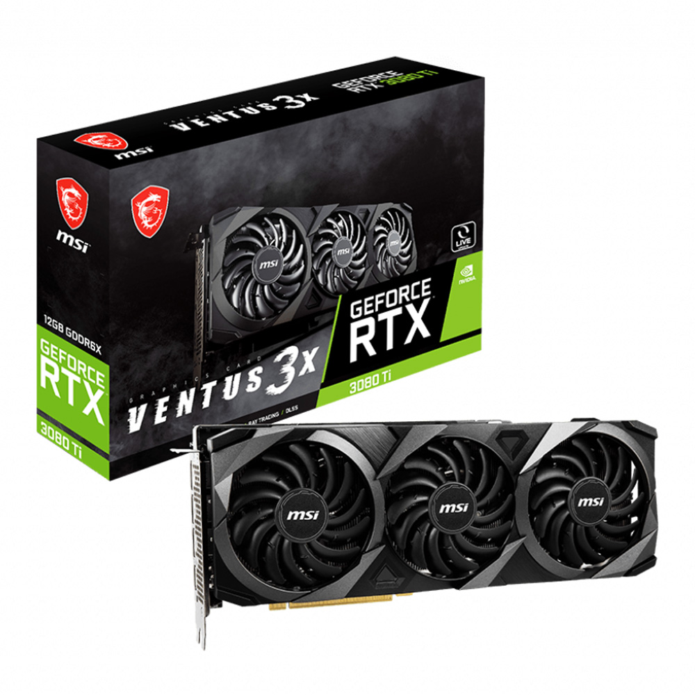 MSI RTX 3080 Ti VENTUS 3X 12GB GDDR6X 384 Bit Ekran Kartı