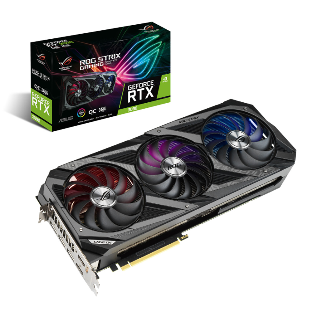ASUS RTX 3090 ROG STRIX OC 24GB GDDR6X
 384 Bit Ekran Kartı